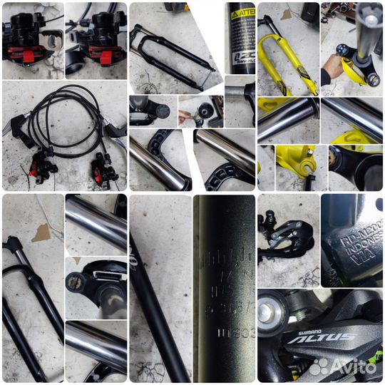 Вело запчасти новые и б/у