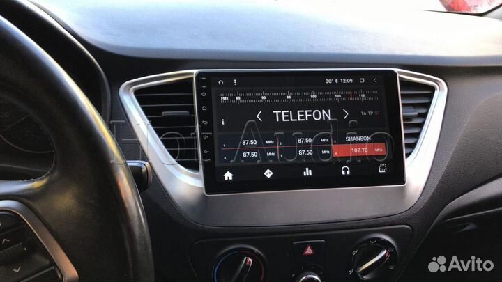 Магнитола для Hyundai Solaris с установкой