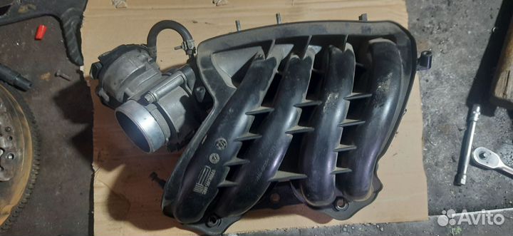 Дроссельная заслонка, ресивер