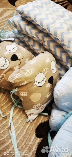 Бортики в детскую кроватку