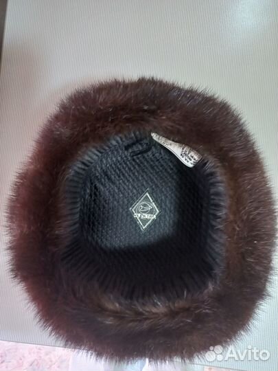 Норковая шапка мужская
