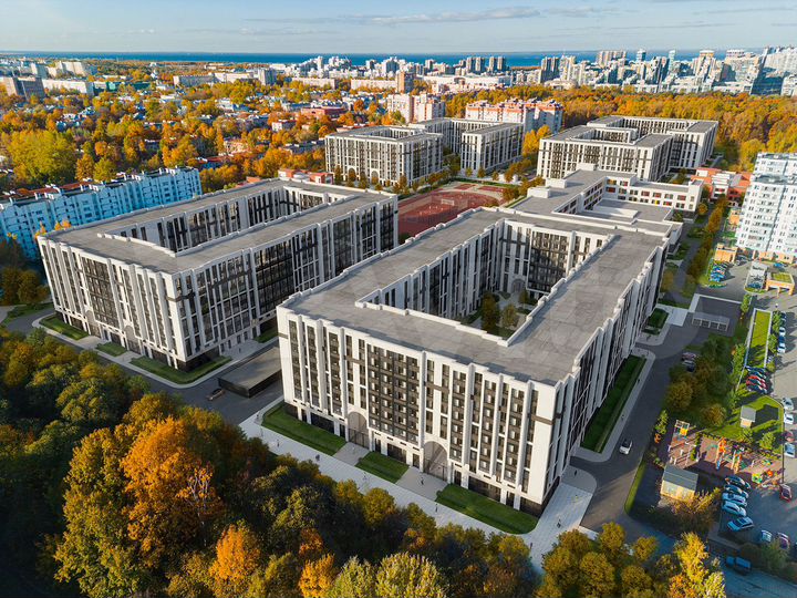 2-к. квартира, 54,8 м², 6/9 эт.