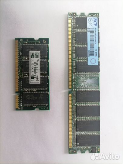 Ноутбучная память ddr1 256mb