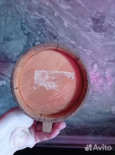 Пивная деревянная кружка