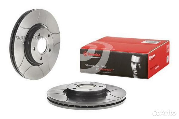 Brembo 09.9468.75 Диск тормозной передний 300mm вентилируемый Brembo Max с насечками