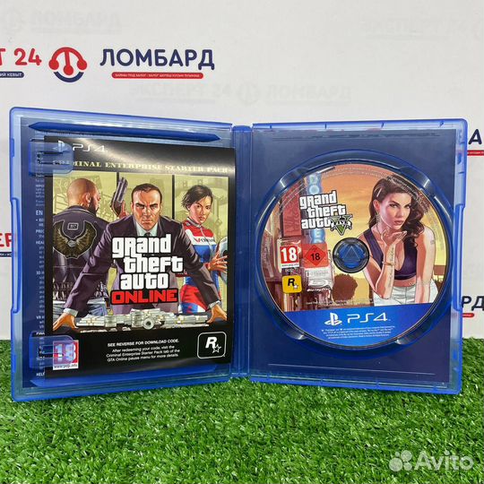Диск PS4 GTA 5 (Р)