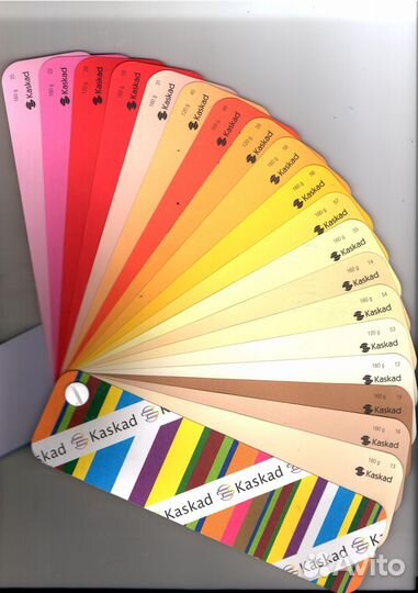 Цветная бумага Кaskad,А4, масса 1м2-80г/м2,Швеция