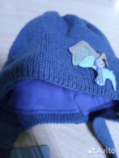 Шапка детская тёплая для мальчика