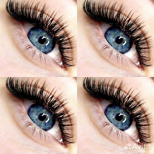 Наращивание ресниц в салоне