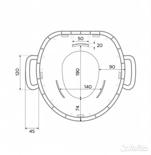 Накладка на унитаз детская