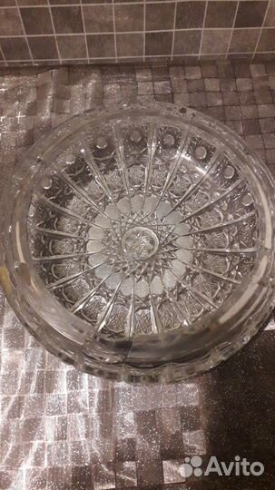 Хрустальная ваза, пепельница