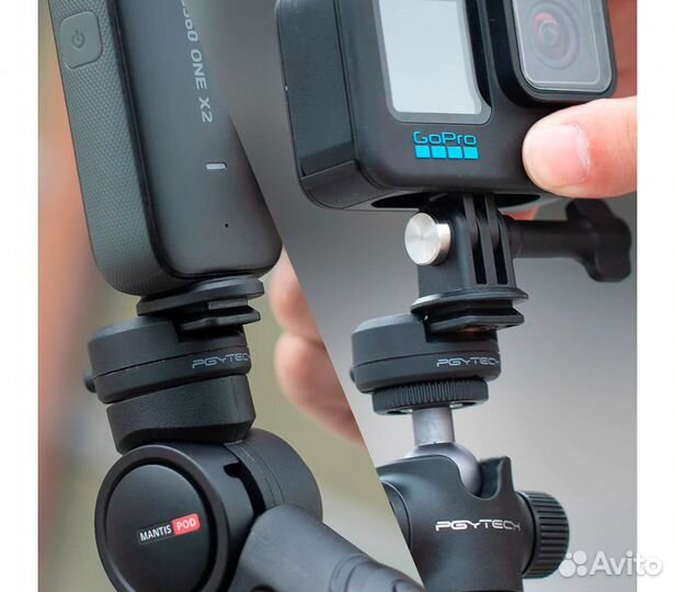 Крепление pgytech CapLock Action Camera Quick Release Set для экшн-камер