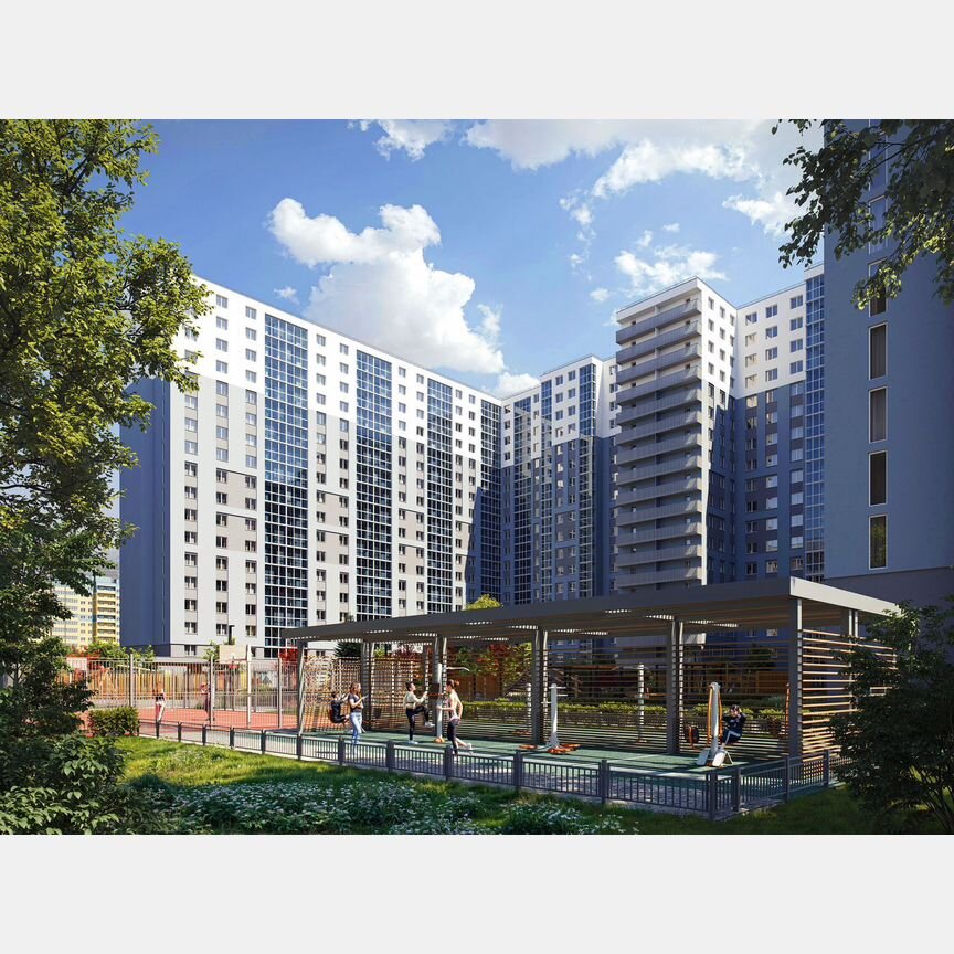 2-к. квартира, 62,1 м², 13/19 эт.