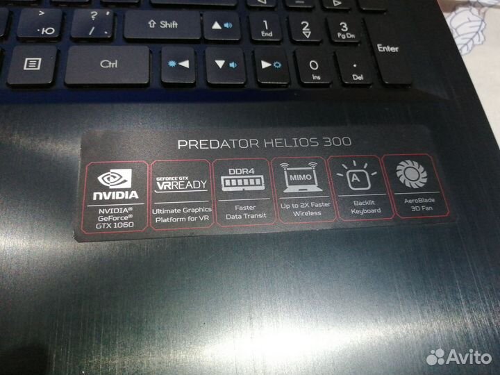 Acer predator helios 300 1060