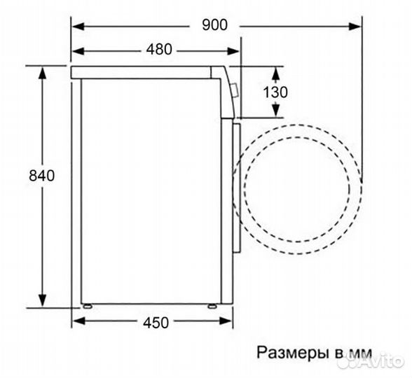 Стиральная машина узкая Beko wspe7612W -7 кг