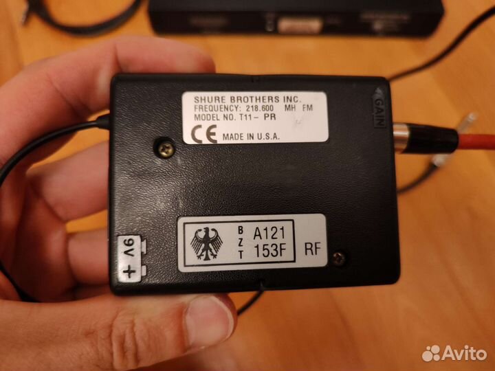 Гитарная радиосистема Shure Brothers T4G USA