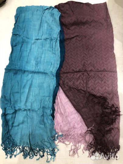 Женские шарфы, платки, шапка пакетом