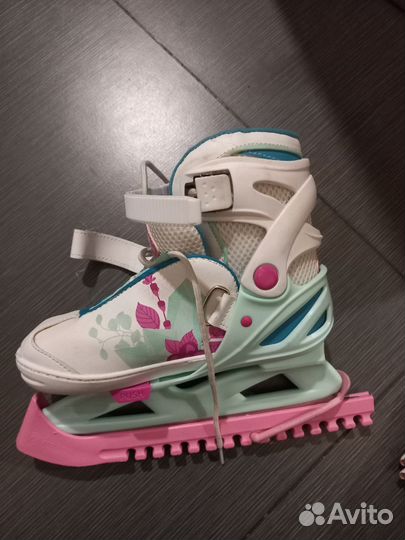 Коньки детские раздвижные 31 36