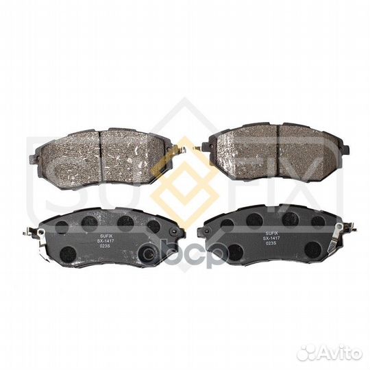 Колодки тормозные дисковые перед прав/лев B