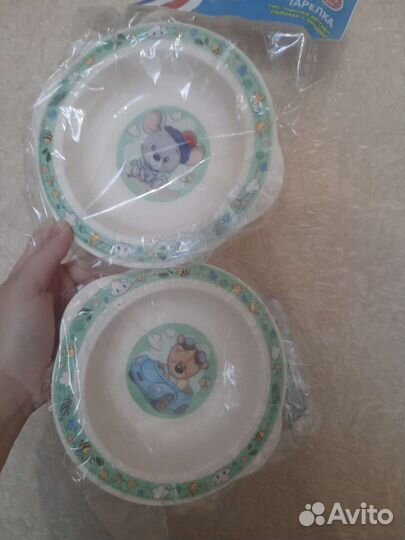 Набор Азбука детская посуда новый