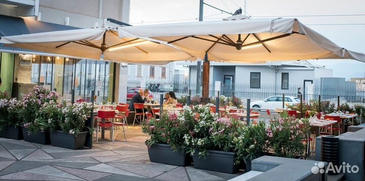 Зонт для кафе. Зонт уличный 3*3