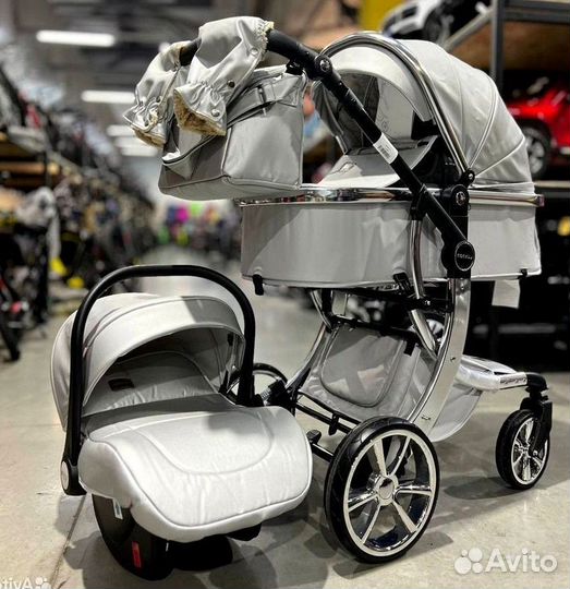 Коляска Luxmom 608 2в1 и 3в1 оригинал