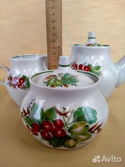 Чайный сервиз крыжовник Дулёво