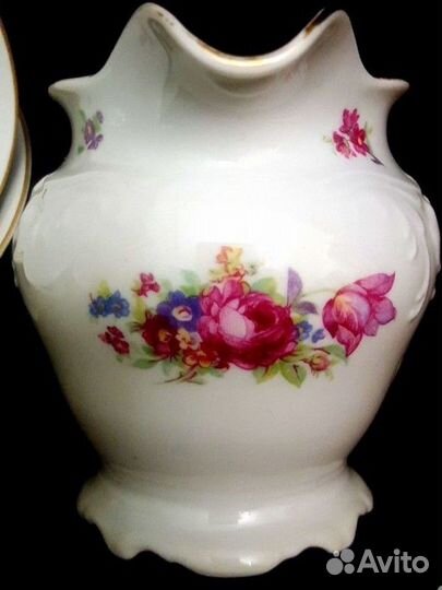 Предметы чайного сервиза Walbrzych - винтаж Польша