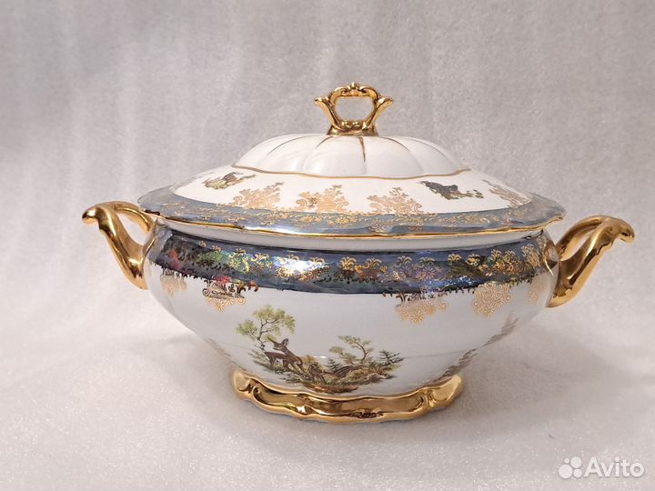 Сервиз столовый Охота Зеленая Epiag, попредметно