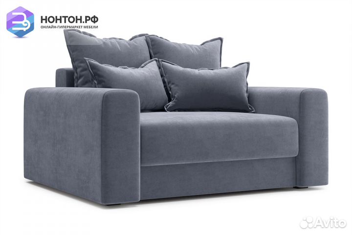 Кресло тик-так Омега темно-серое