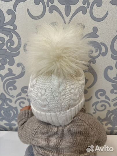 Шапка зимняя для девочки 46 48