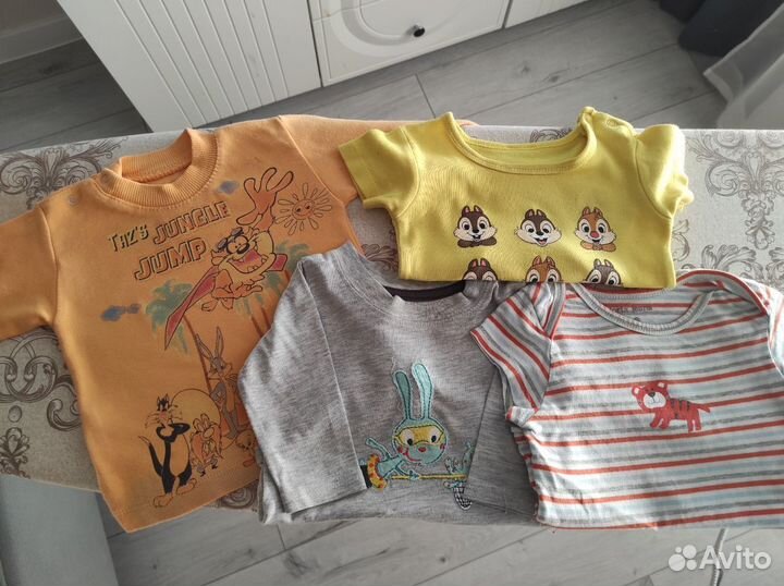 Детские вещи пакетом на девочку 68р боди свитер