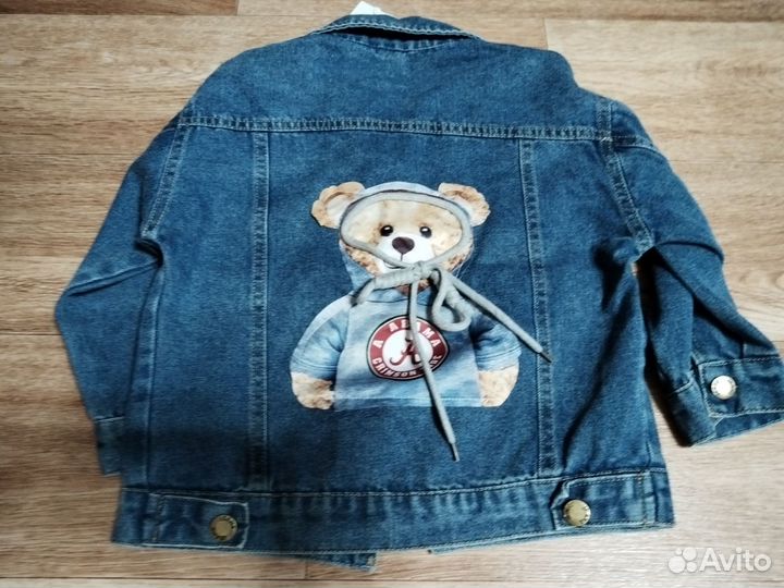 Джинсовая куртка детская
