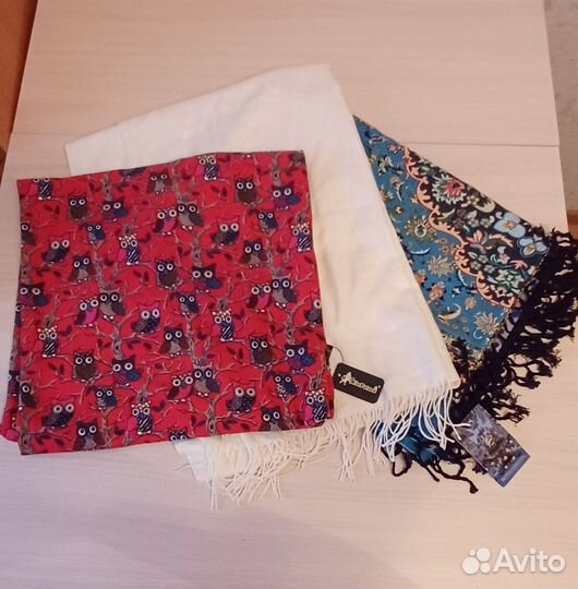 Шарфы платки палантины новые