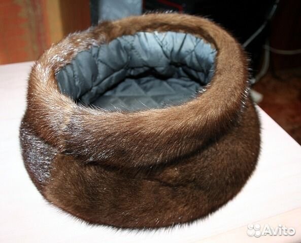Норковый берет р-р 56-58