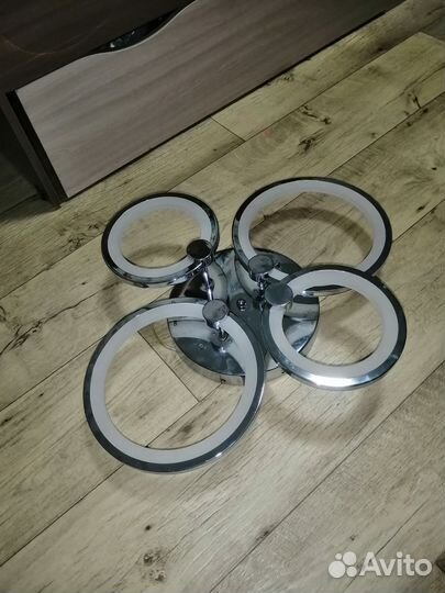 Люстра потолочная светодиодная с пультом