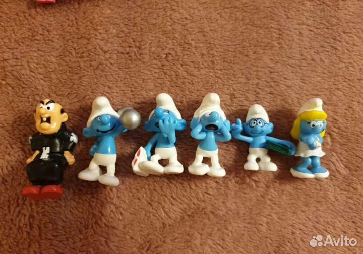 Киндер Смешарики и смурфы