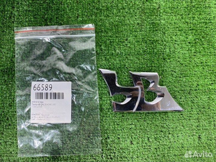 Эмблема задняя Toyota Bb QNC20 K3VE 2007