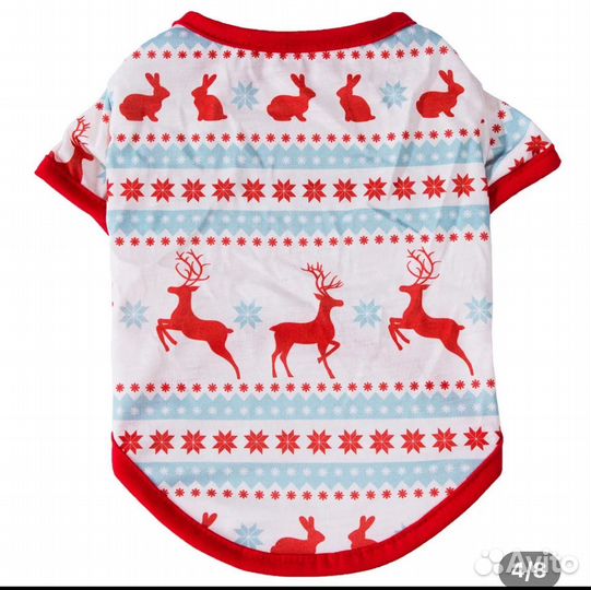 Кофта/худи для собак/кошек рождественские