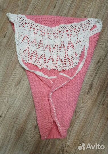 Вязаный конверт на выписку