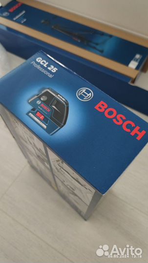 Лазерный уровень/ нивелир Bosch GCL 25 Pro, новый