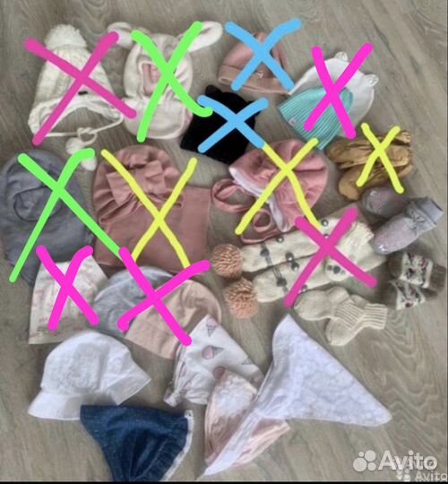 Шапка, варежки, панамки, косынки