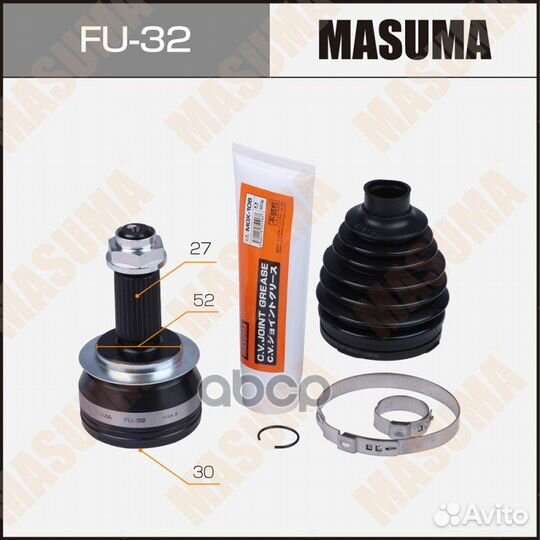 ШРУС masuma 30х52х27 (1/6) FU32 Masuma
