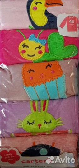 Лонгсливы Carters love девочка 92