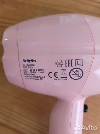 Фен Babyliss s293a