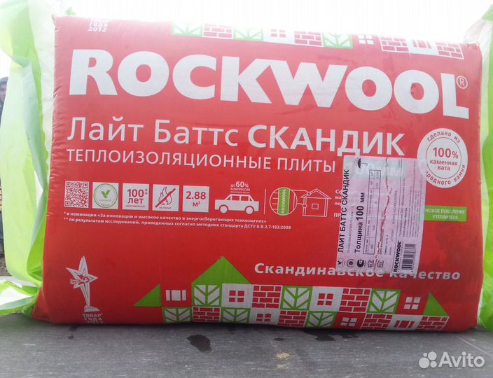 Утеплитель Роквул Скандик