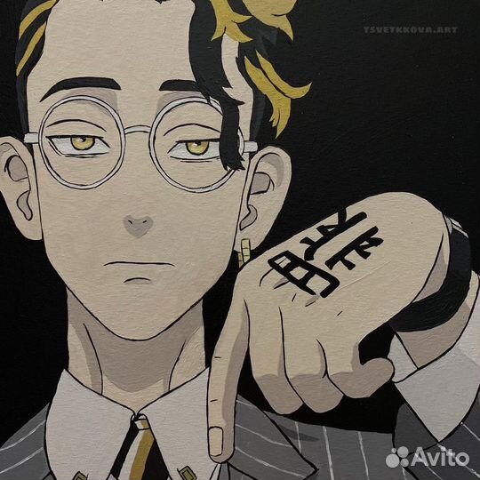 Картина на холсте / Ханма Шуджи / Tokyos revengers