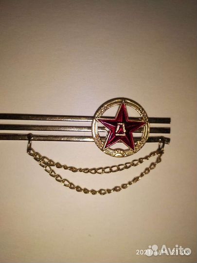 Зажим для галстука с логотипом армии Китая