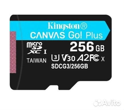 Карта памяти Kingston Canvas Go Plus 256Gb