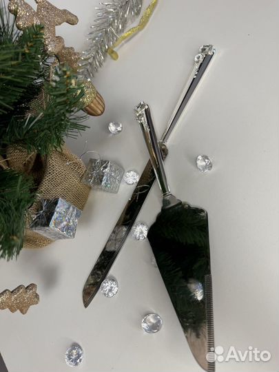 Набор для торта лопатка и нож